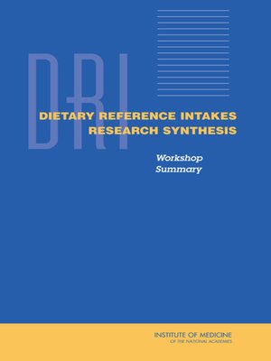 cover image of Dietary Reference Intakes Research Synthesis